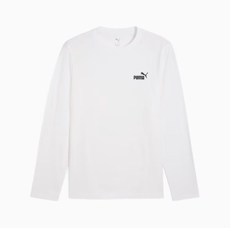 Puma T SHIRT UOMO MANICA LUNGA White