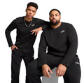 Puma T SHIRT COTONE MANICA LUNGA Black