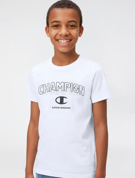 Champion T SHIRT KIDS White