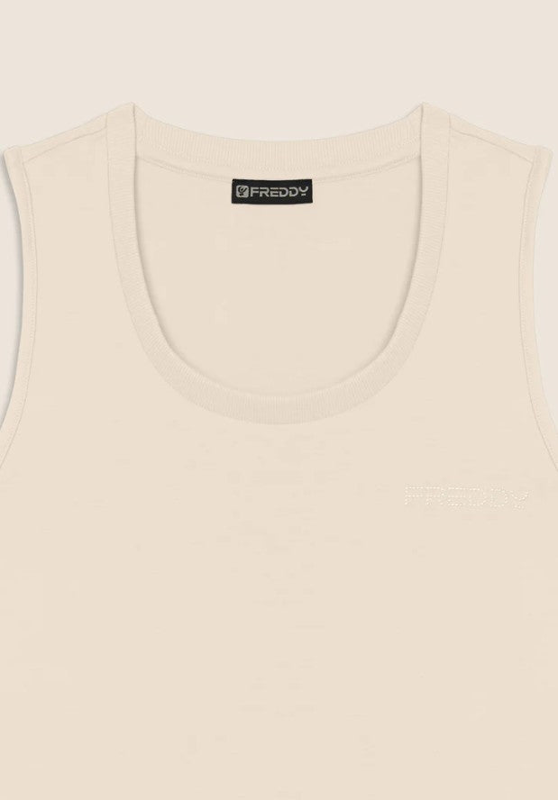 Freddy T-SHIRT BESG MARRONE