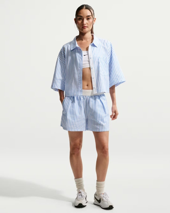 Nike CAMICIA COTONE CROP White