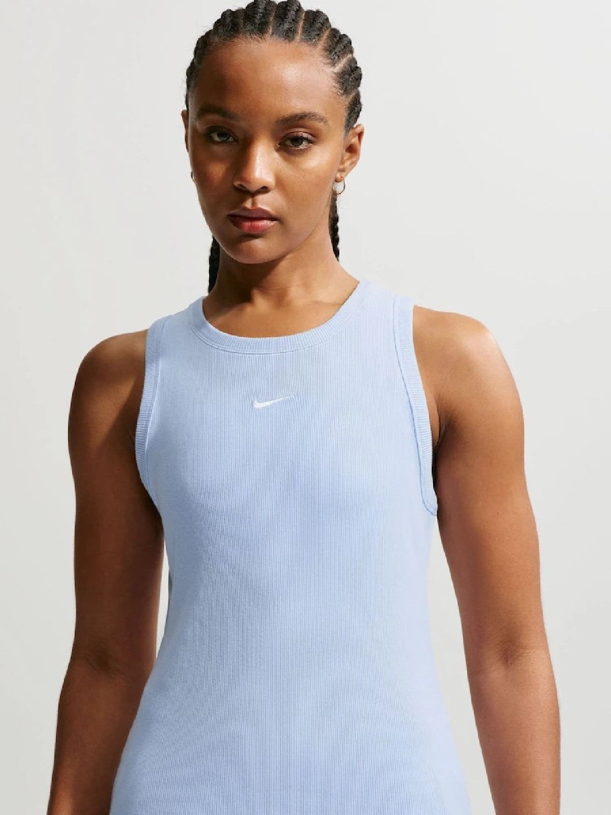 Nike CANOTTA A COSTINE CELESTE
