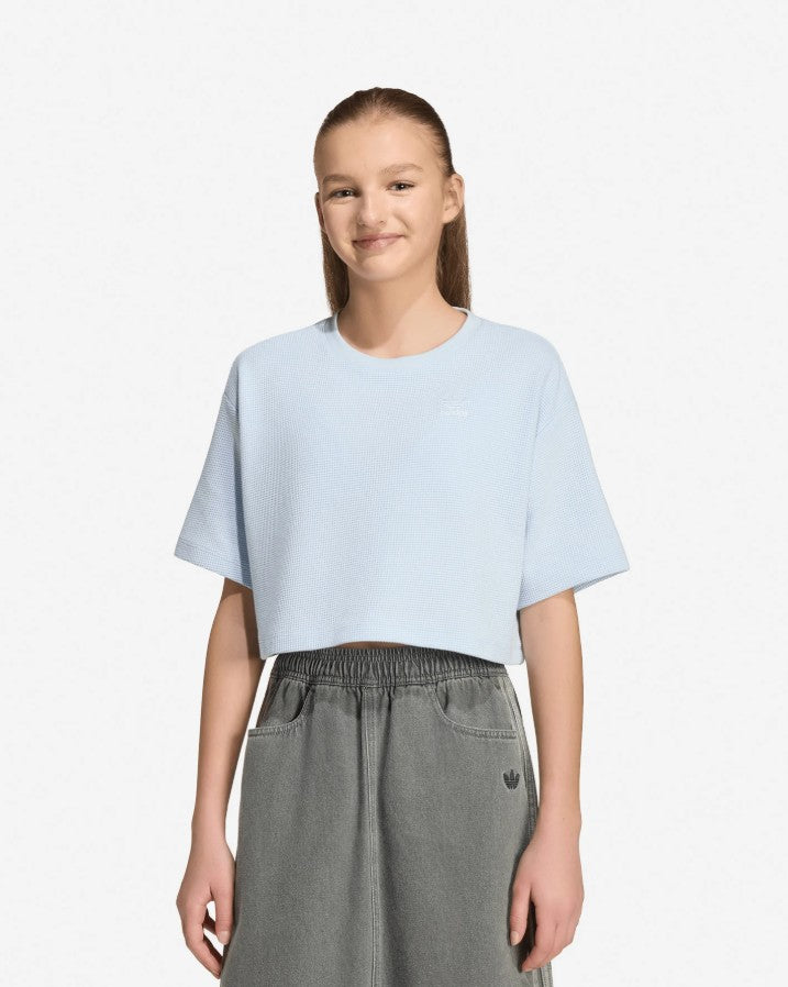 Adidas WAFFLE T-SHIRT CELESTE
