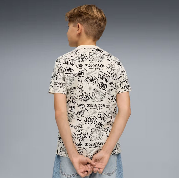 Puma T-SHIRT PUMA BESG E NERA MARRONE