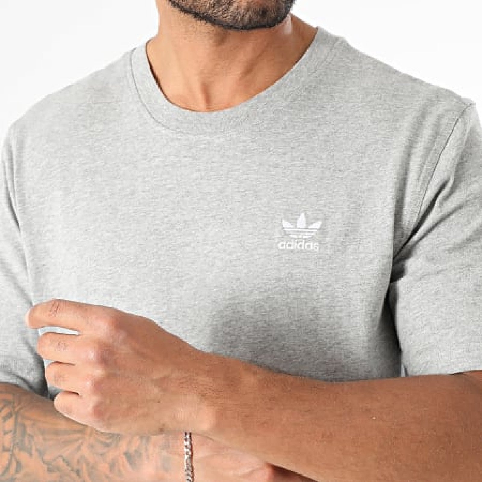 Adidas trefoil ess tee Grey