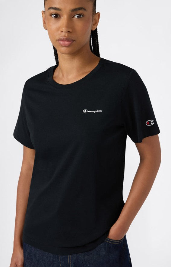 Champion T-SHIRT CHAMPION DONNA Black