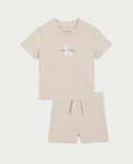 CALVINKLEIN SHORT SET Beige