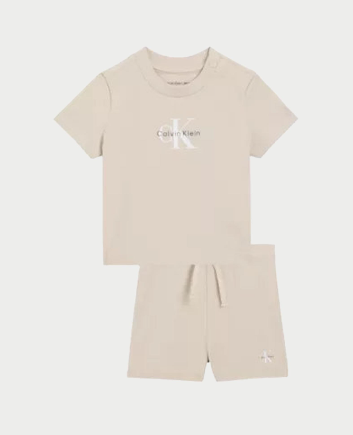 CALVINKLEIN SHORT SET Beige