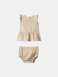 CALVINKLEIN COMPLETO LINO Beige