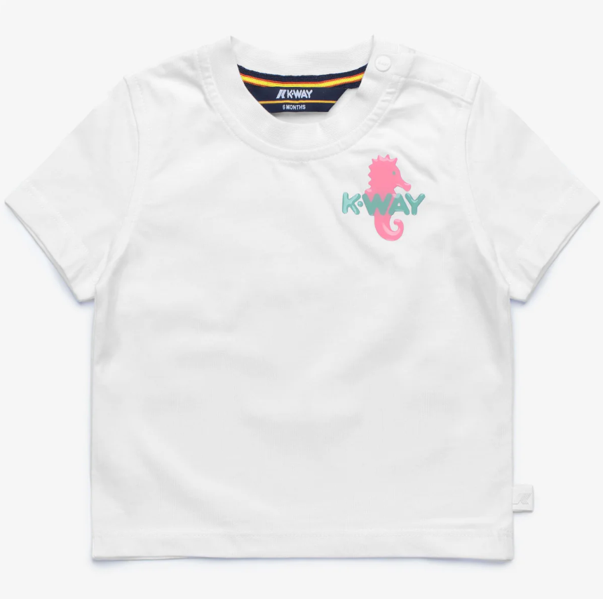 K-WAY T SHIRT ENFANT White