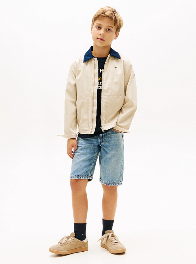 Tommy SHORT JEANS KIDS Blue