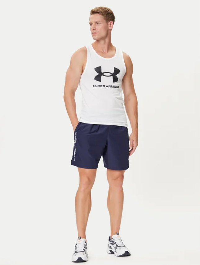 Under Armour ua tech woven wordmark short Blu