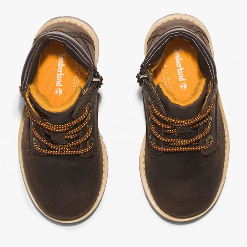 Timberland Stivaletto Stringato Marrone Kids