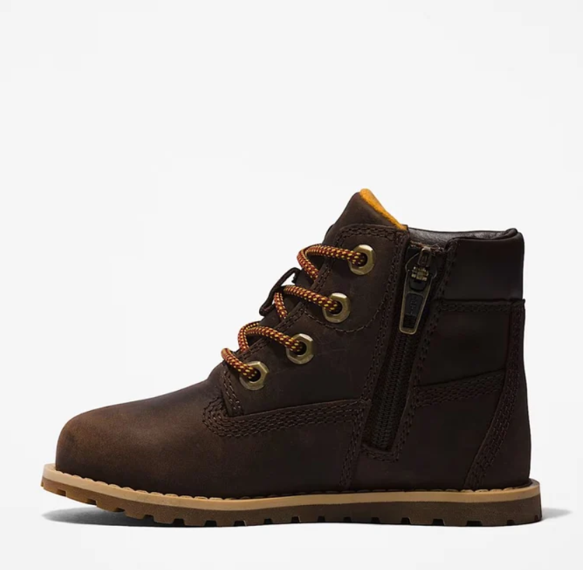 Timberland Stivaletto Stringato Marrone Kids