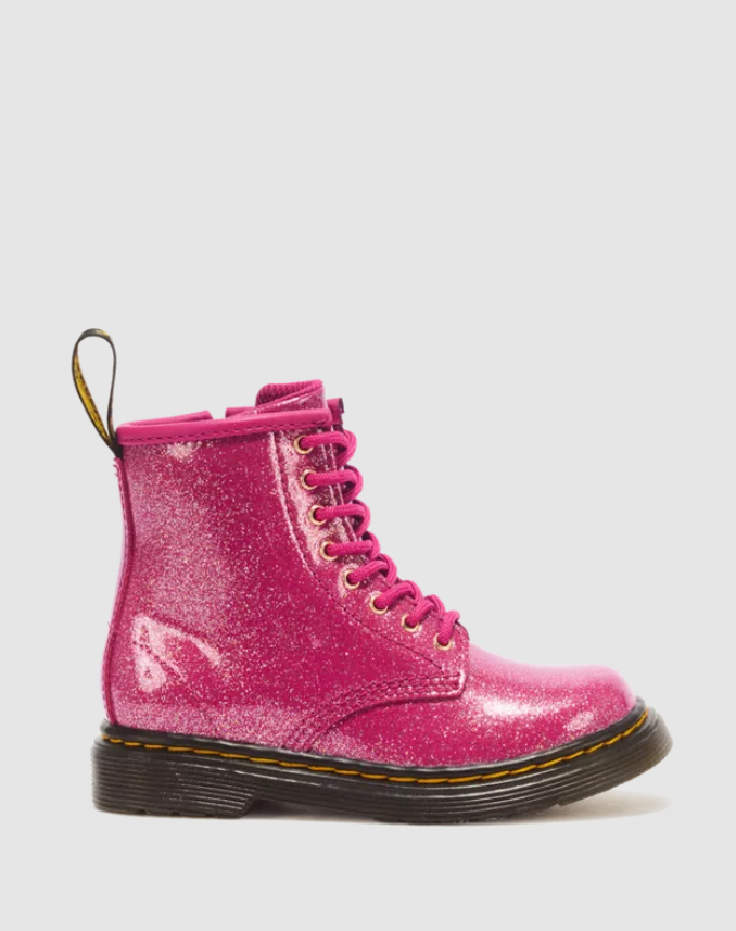 STIVALI PRIMI PASSI 1460 IN PELLE GLITTERATA PER BAMBINI