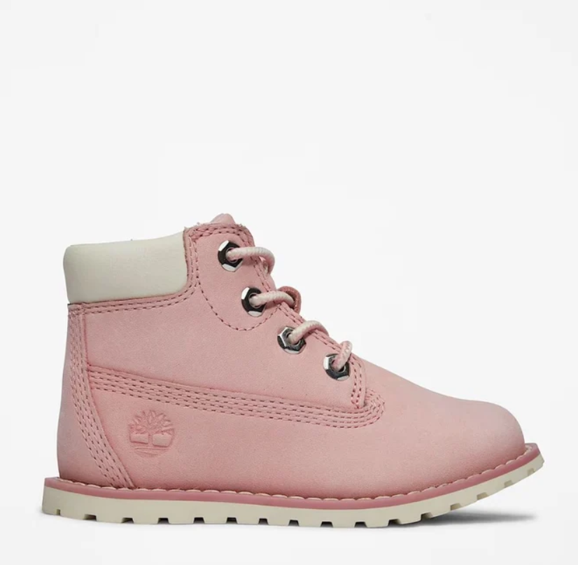 Timberland Stivaletti Stringati Kids Rosa