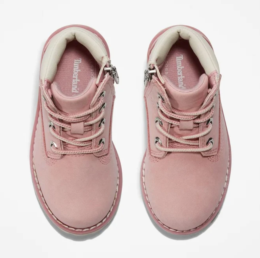 Timberland Stivaletti Stringati Kids Rosa