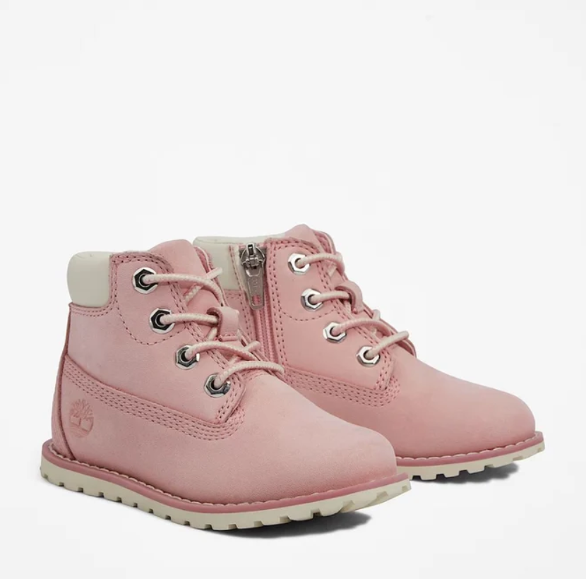 Timberland Stivaletti Stringati Kids Rosa