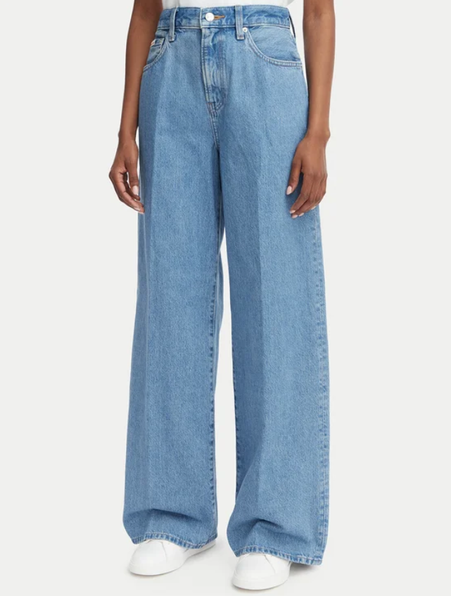 Calvin Klein Jeans, Jeans LV047G906G Blu Wide Leg