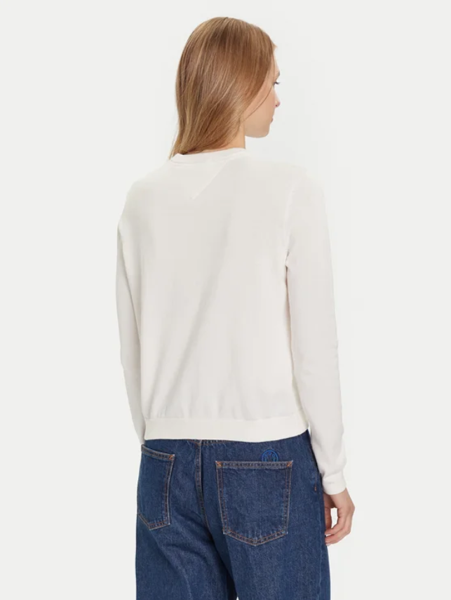 Maglione Essential DW0DW20159 Écru Regular Fit