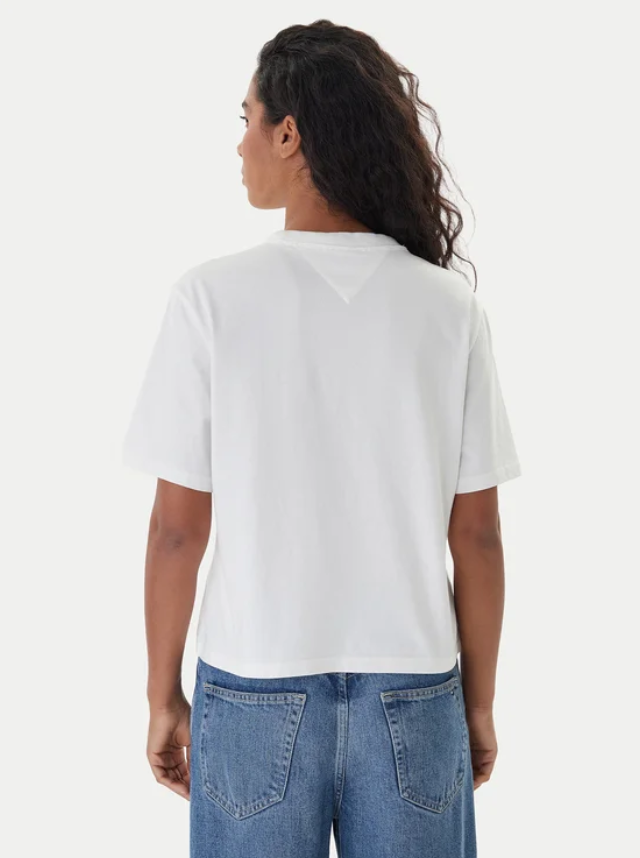 T-shirt Badge Écru Boxy Fit