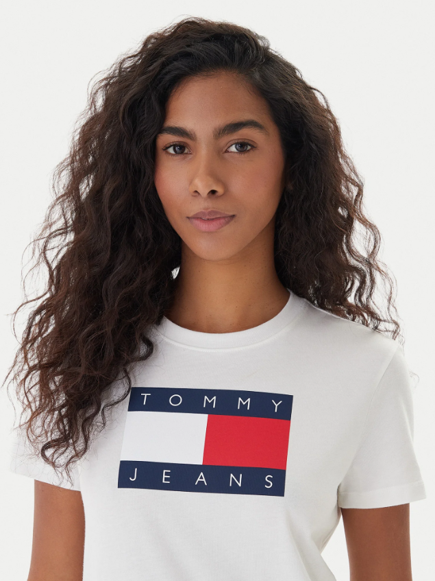 T-shirt Flag Écru Regular Fit