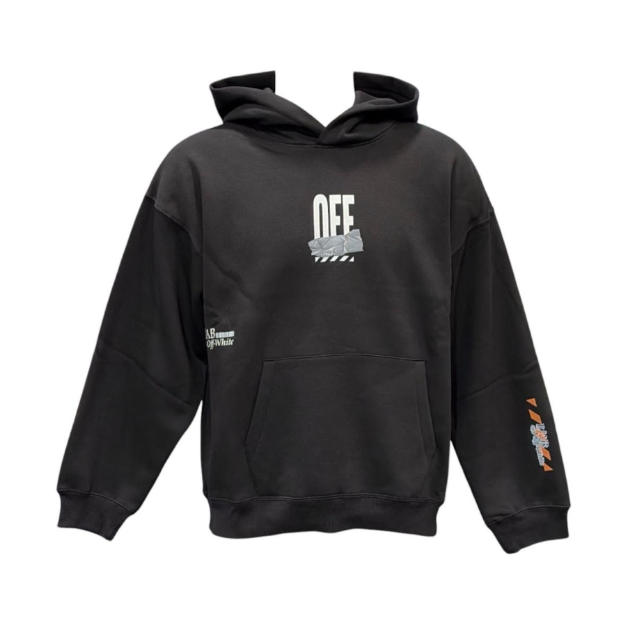 Felpa Off White Black Active duct