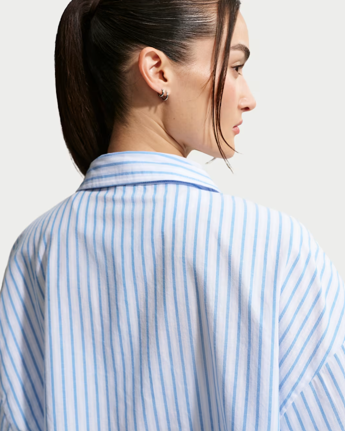 Nike CAMICIA COTONE CROP White