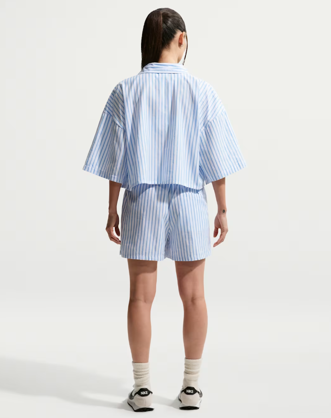 Nike CAMICIA COTONE CROP White