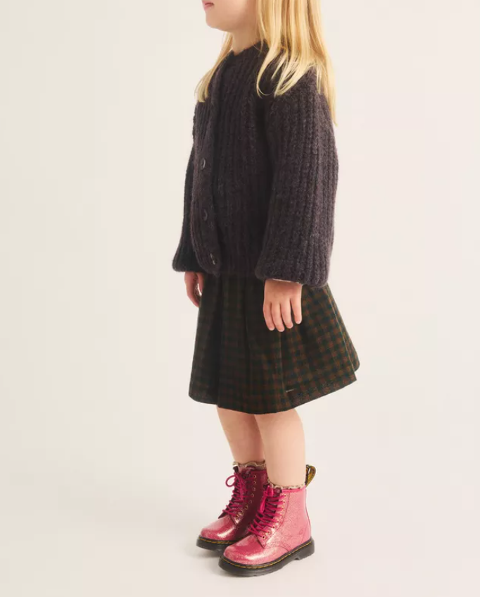 STIVALI PRIMI PASSI 1460 IN PELLE GLITTERATA PER BAMBINI